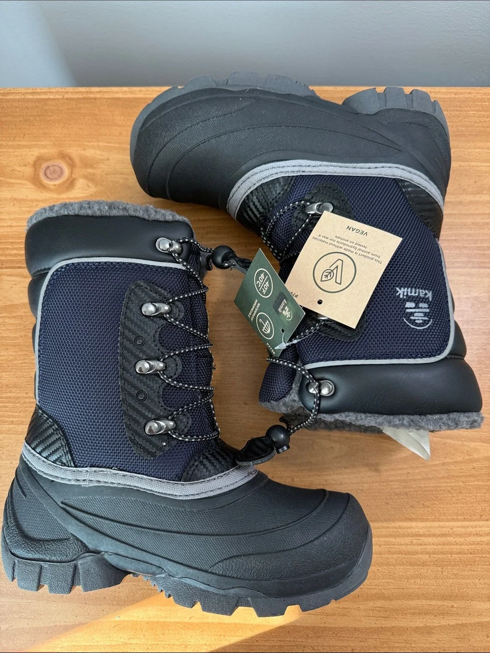 Kamik Kids Rain/Snow Boots - Navy/Black